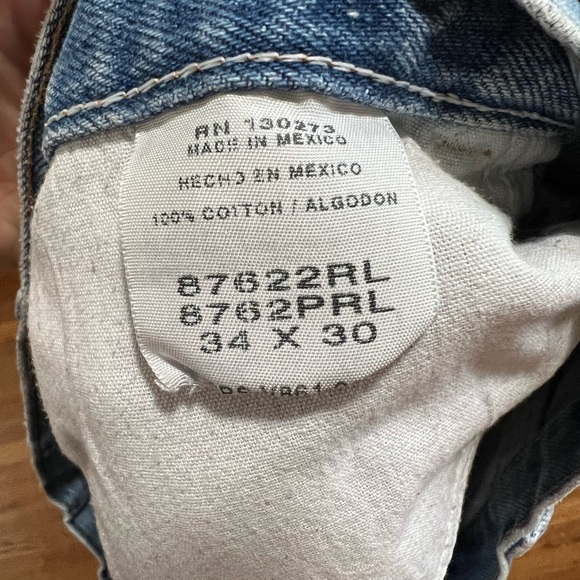 Women’s Vintage Cut off denim shorts. Size men 34 - Picture 3 of 3